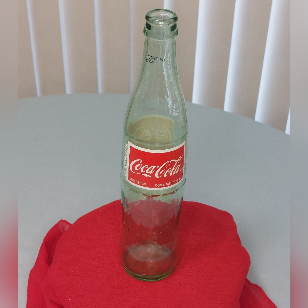 Collectible Coca-Cola/Coke Green Glass Bottle - Made in Mexico 2021